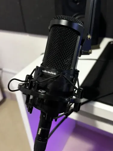 Microfone Condensador Audio-Technica AT2020 - Perfeito Estado