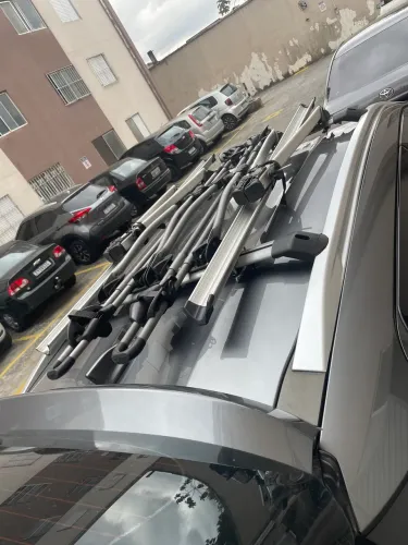 Rack Teto Travessa + 4 Transbike (2 Thule e 2 Metal line)