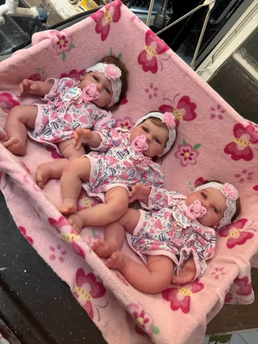 Bebê Reborn silicone sólido