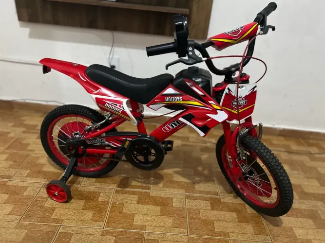 Bicicleta infantil Moto Cross Aro 16