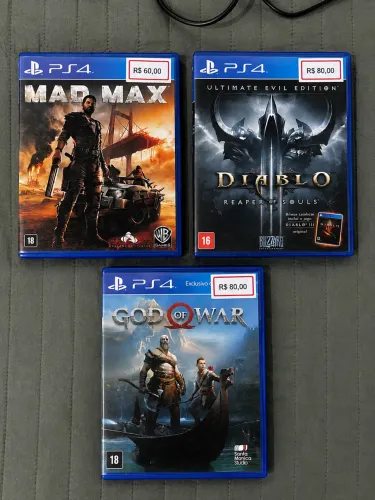 Mad Max + Diablo III Reaper of Souls + God of War (2018).