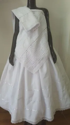 Conjunto branco de luxo