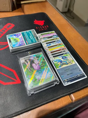 Kit 61 Cartas Pokémon! 1 Rara + 10 Brilhosas + 50 Comuns