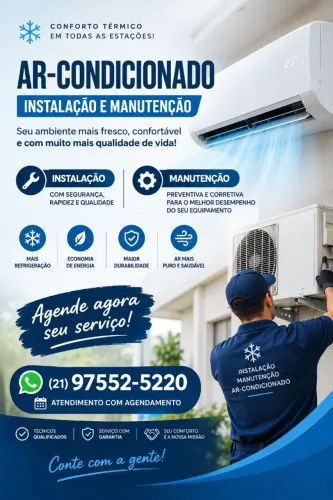CONSERTO/ INSTALAÇÃO DE AR-CONDICIONADO