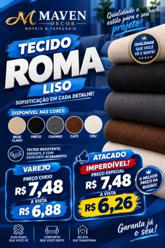 Tapeçaria em geral - Atacado e Varejo