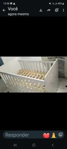Vendo berço  semi novo 100 reais 