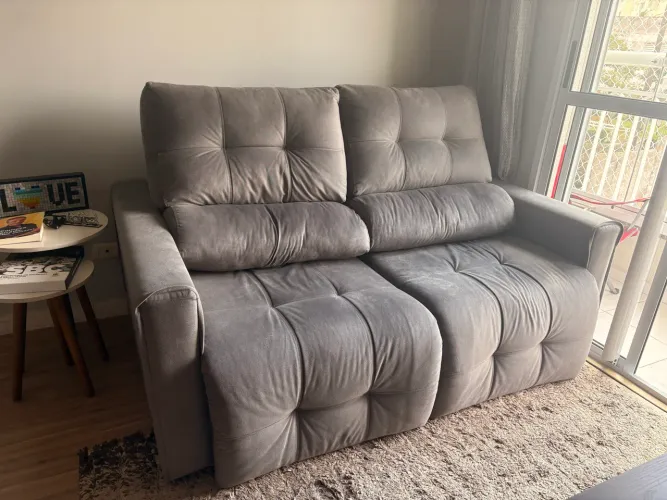 Sofá retrátil/reclinável 3 lugares - R$ 400