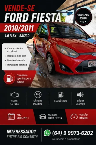 Ford Fiesta 1.0 8V Flex/class 1.0 8V Flex 5P 2011
