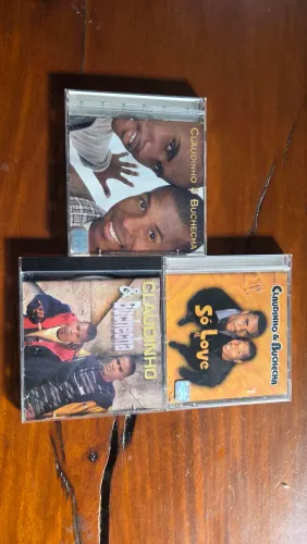 Coleção Claudinho & Buchecha - 3 CDs Originais + Funk Brasil Party 12 de Brinde