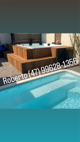 Casa com piscinas e hidromassagem com 3/4 Temporada Bombinhas