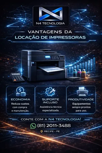 ? LOCAÇÃO DE IMPRESSORAS - PARA EMPRESAS E RESIDÊNCIAS