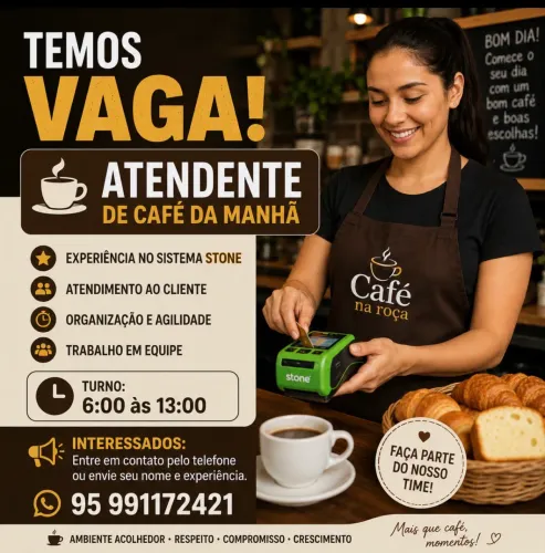 Atendente de Café da Manhã