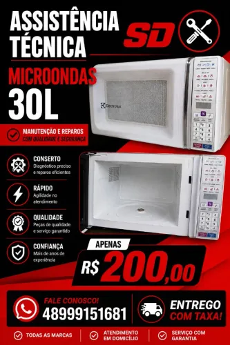 Microondas 34l