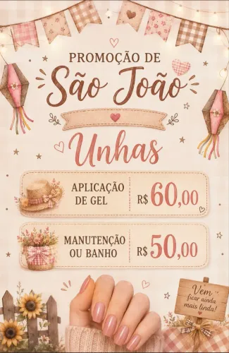 Unha de gel /sobrancelha