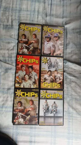 Dvds seriado "Chips" 6 dvs originais