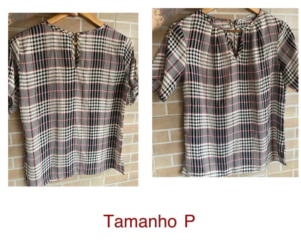 Blusa xadrez