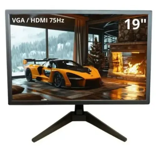 Monitor NewDrive 19" HD, 75Hz, 5ms, VGA e HDMI, VESA, Preto - ND19MTR