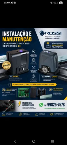 INSTALAÇÃO E MANUTENÇÃO DE PORTÕES AUTOMÁTICOS
