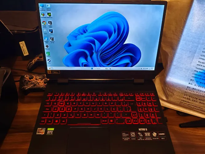 Notebook Gamer Nitro 5 RTX 3050 24 GB RAM