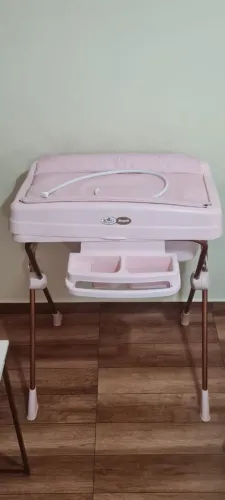Banheira Burigotto rosa completa