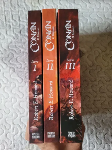 Coleção de livros Conan O Bárbaro Pipoca e Nanquim + Mythos 13 volumes