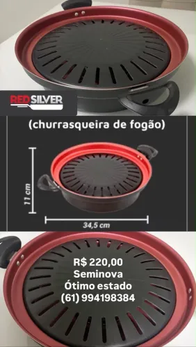 Churrasqueira de fogão 