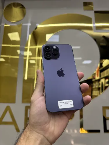 IPHONE 14 PRO MAX 128GB ROXO SEMI NOVO QUEIMÃO 