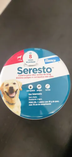 Coleira Seresto Elanco para cães acima de 8 kg ? embalagem original