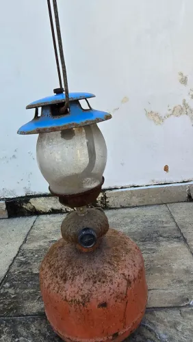 Luminaria ou lampiao a gas antigo 