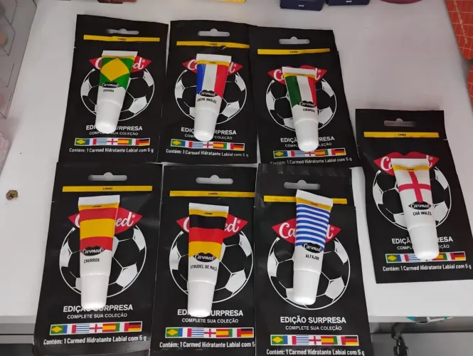COLEÇÃO COMPLETA 7 CARMED DA COPA - NOVA