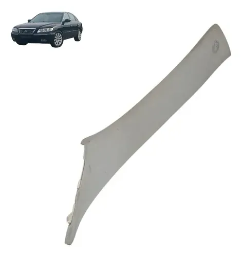 Moldura Coluna Parabrisa Esquerda Hyundai Azera 2006 2011 Cinza