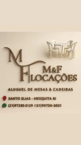 Aluguel de Mesas e Cadeiras 