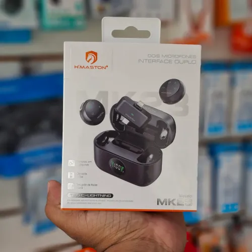 Microfone lapela para celular iOS e android - entrega em slz e região
