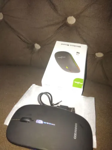 Mouse Sem Fio Recarregável GOOJODOQ (Bluetooth + USB) - Novo na Caixa