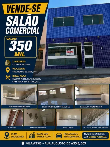 Salão comercial 2 andares