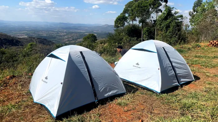 Aluguel de barracas de camping kit