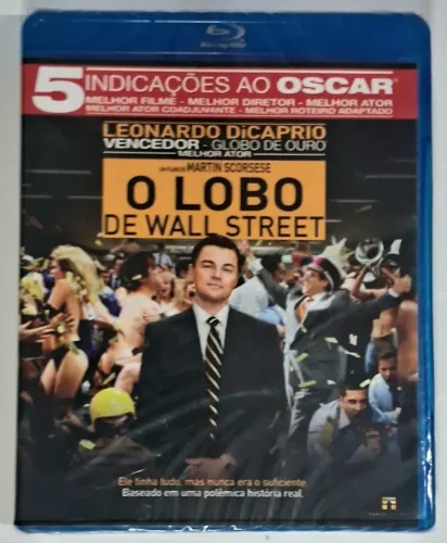 Blu-ray O Lobo De Wall Street Original Lacrado Martin Scorsese Leonardo DiCaprio