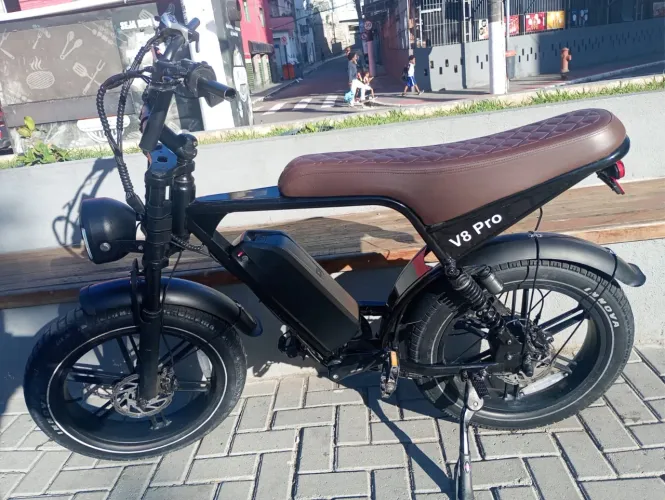 Bike elétrica V8 PRÓ oportunidade 5.500