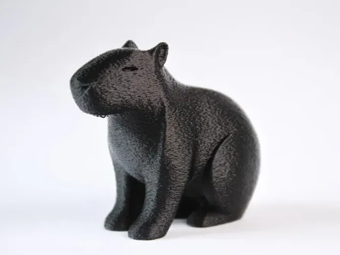 Escultura Capivara Minimalista Decoração Escritório Casa