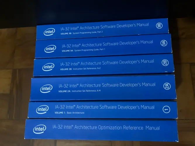 RARIDADE - Colecionável - Manuais Oficial Intel 32bit