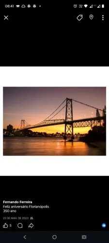 Quadro da Ponte Hercílio Luz -Florianópolis