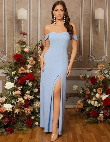 VESTIDO AZUL CASAMENTO CONVIDADA