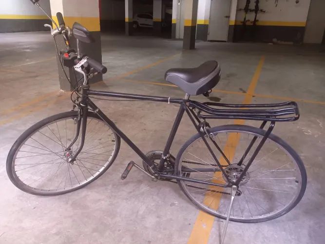Bicicleta Caloi10 antiga e adaptada. Fabricação 10/1980