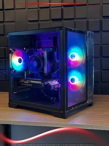 Desktop Gamer i5 10400 + GTX 1660 Ti 6GB | 16GB RAM | SSD 480GB | Gabinete Aquário