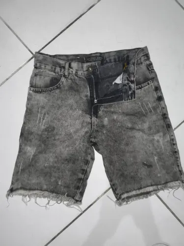 BERMUDA JEANS masculina cor grafite (original jeans)