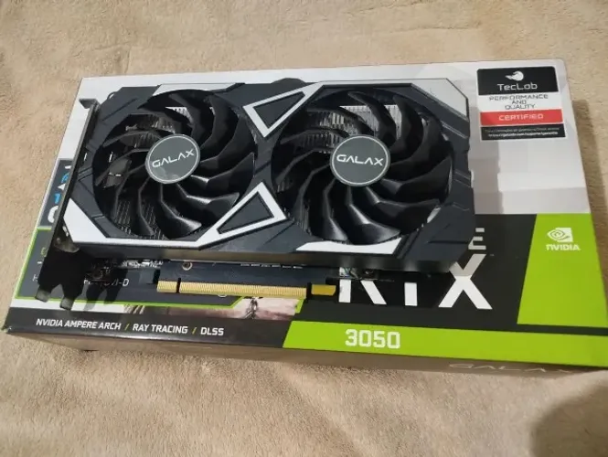 rtx 3050 6gb galax perfeito estado
