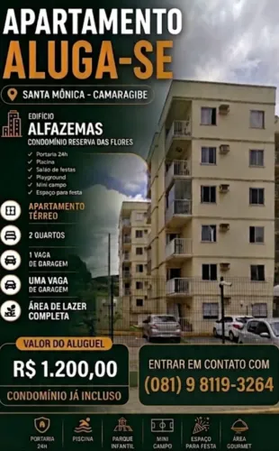 Aluga-se Apartamento