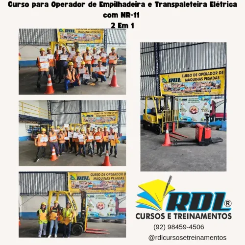 Empilhadeira Nr11 curso para Operador
