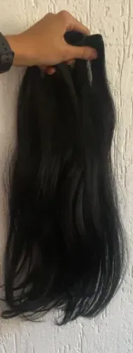 Cabelo HUMANO brasileiro regional natural 50 cm - 130 g - 2 telas PONTAS CHEIAS-1200,00