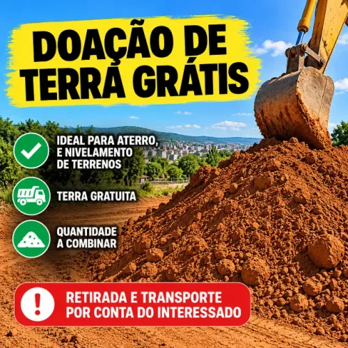 DOAÇÃO DE TERRA PARA ATERRO OU NIVELAMENTO DE TERRENO